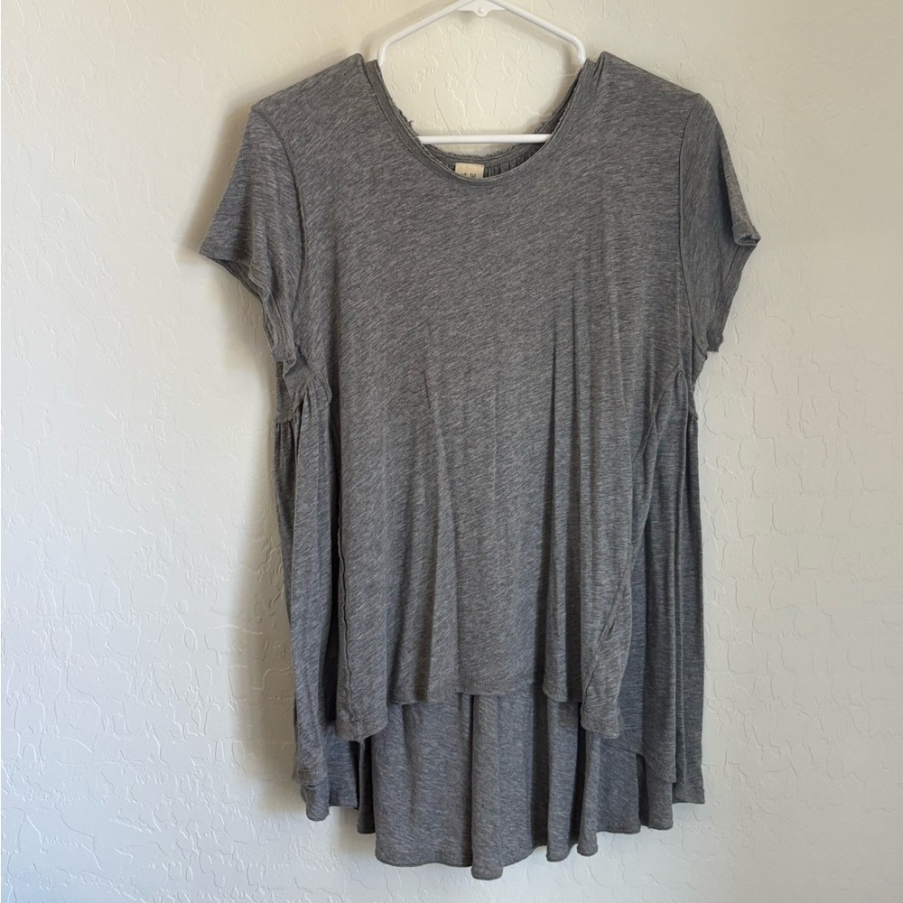 Free People High Low Tunic Tee